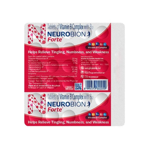 Neurobion Forte Tablet 30'S - Global Surgicals