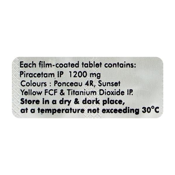 Neurocetam 1200mg Tablet 10'S - Global Surgicals