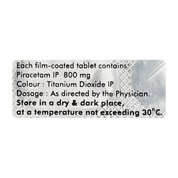 Neurocetam 800mg Tablet 10'S - Global Surgicals