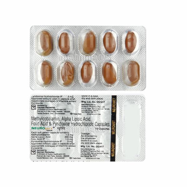 Neuromet Capsule 10'S - Global Surgicals
