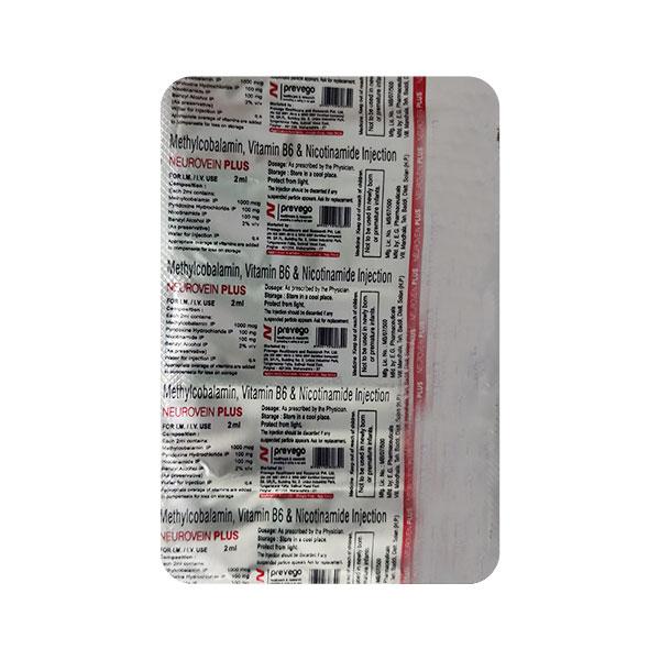 NEUROVEIN PLUS Injection 2ml - Global Surgicals