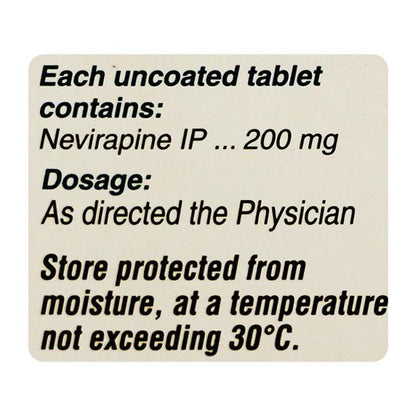 Nevimune 200mg Tablet 10'S - Global Surgicals