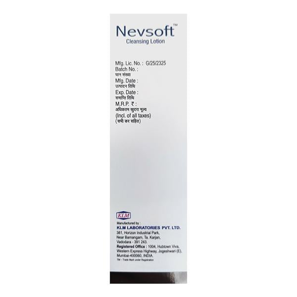 NEVSOFT PARABEN FREE Cleansing Lotion 125ml - Global Surgicals