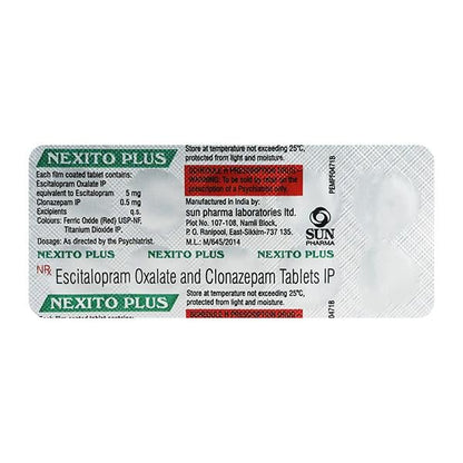 Nexito Plus Tablet 10'S - Global Surgicals