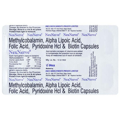 NEXNERVE Capsule 10's - Global Surgicals