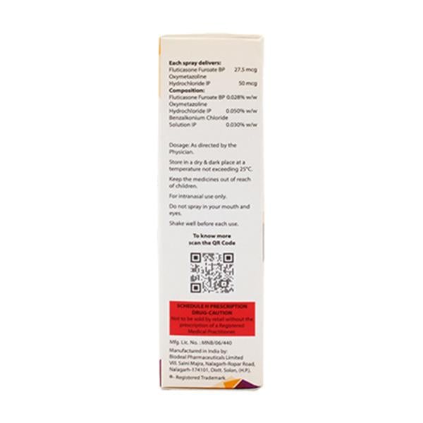 NEZAFLO D 70md Nasal Spray 7g - Global Surgicals