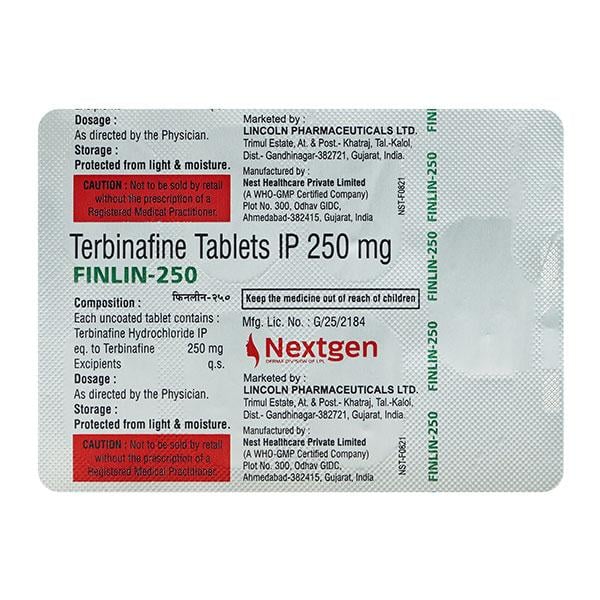 Finlin 250mg Tablet 7'S