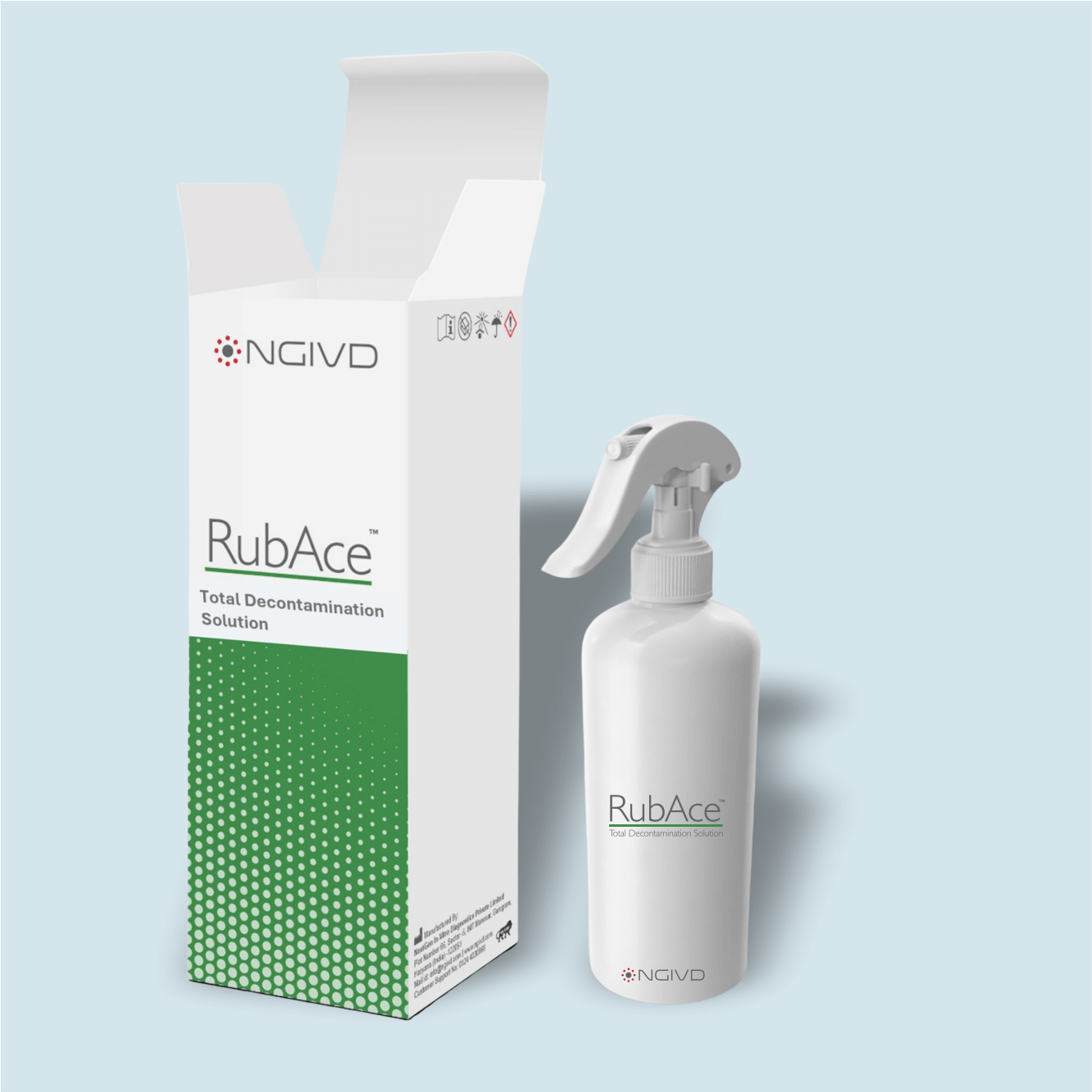 NGIVD RubAce Total Decontamination Solution - Global Surgicals