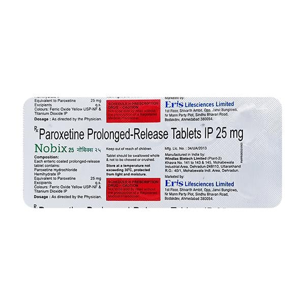 NOBIX 25 Tablet 10's