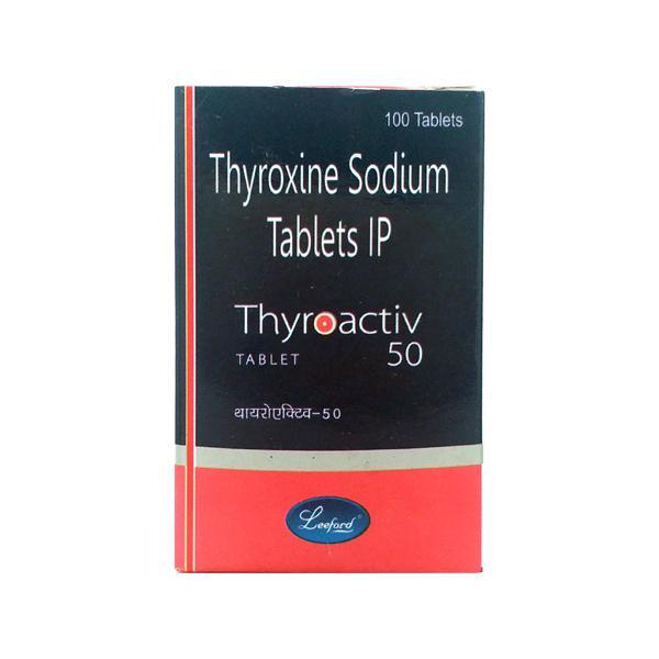 Thyroactiv 50mcg Tablet 100'S
