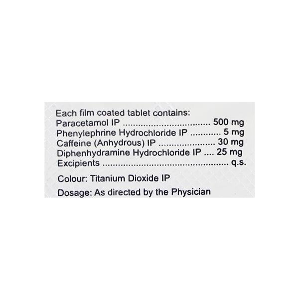 Nicip Cold & Flu Nf Tablet 10'S - Global Surgicals