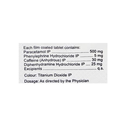 Nicip Cold & Flu Nf Tablet 10'S - Global Surgicals