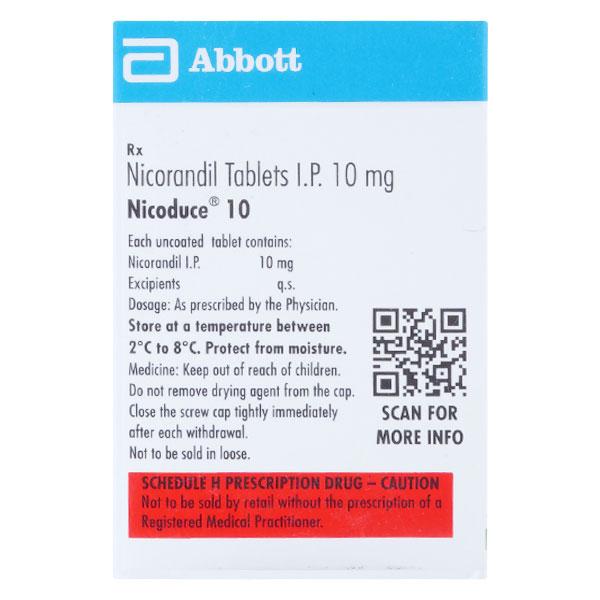 Nicoduce 10mg Tablet 20'S - Global Surgicals