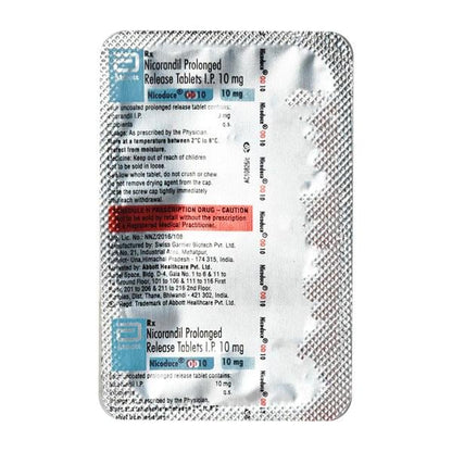 Nicoduce OD 10mg Tablet 10'S - Global Surgicals