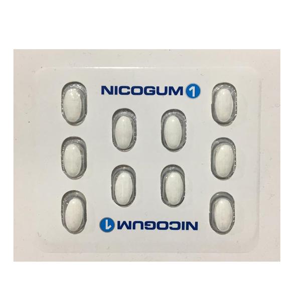 NICOGUM 1 MINT PLUS FLAVOUR Mini Lozenge 10's - Global Surgicals