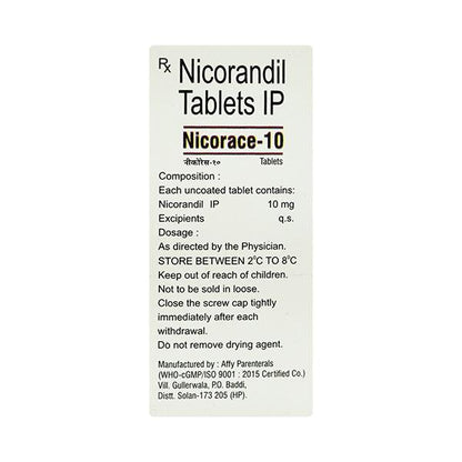 NICORACE 10 Tablet 20's - Global Surgicals