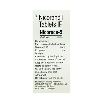 NICORACE 5 Tablet 20's - Global Surgicals