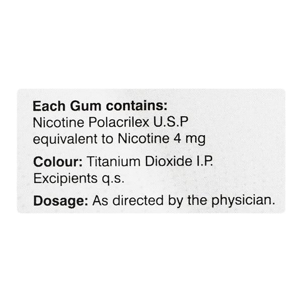 NICOSIP 4 MG SUGAR FREE MINT FLAVOUR Gum 10's - Global Surgicals