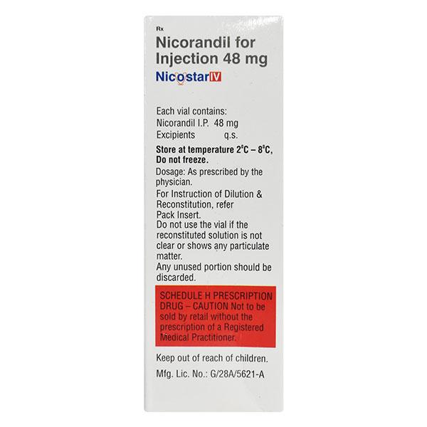 Nicostar 48mg Injection 1'S - Global Surgicals