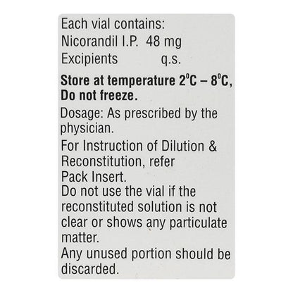 Nicostar 48mg Injection 1'S - Global Surgicals