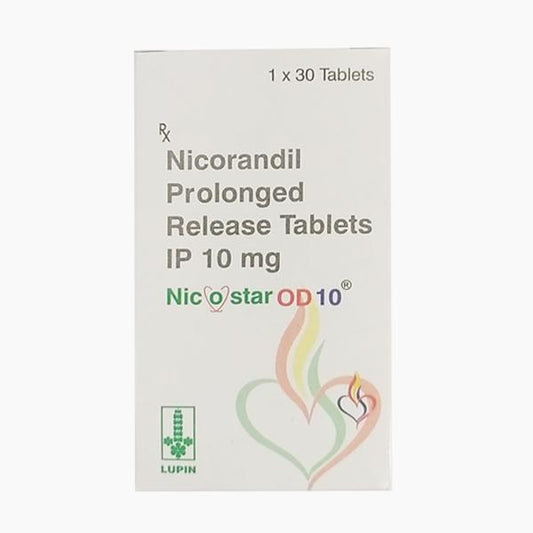 NICOSTAR OD 10mg Tablet 30's - Global Surgicals