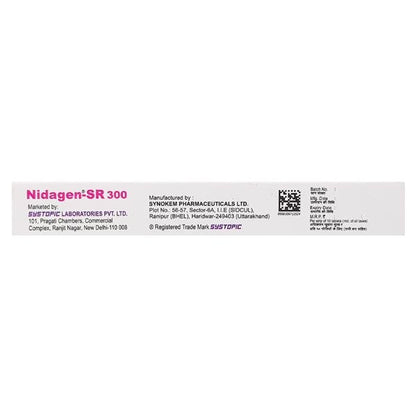 Nidagen SR 300mg Tablet 10'S - Global Surgicals