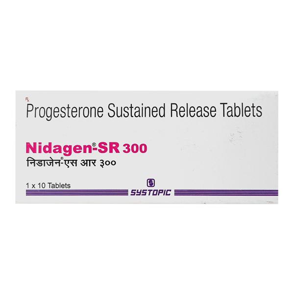 Nidagen SR 300mg Tablet 10'S - Global Surgicals