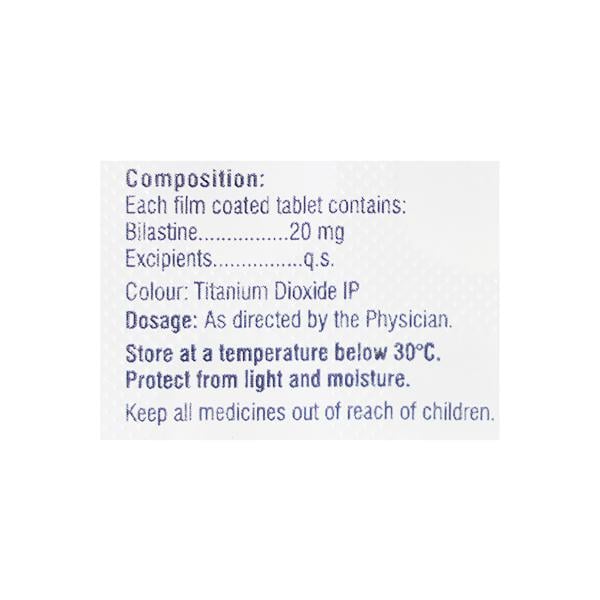 NILHIST 20 Tablet 10's - Global Surgicals