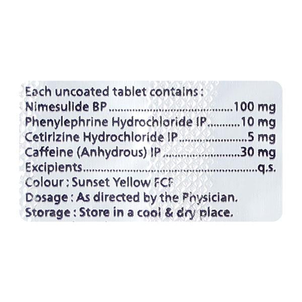 NIMEDA COLD Tablet 10's - Global Surgicals