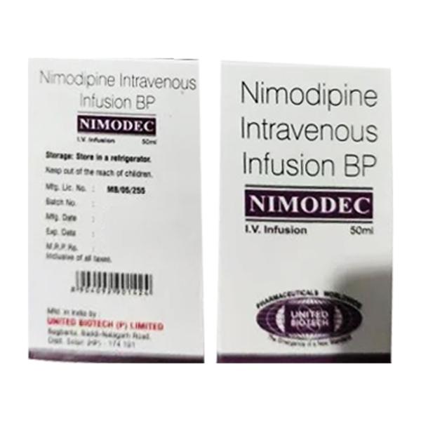 NIMODEC 10mg Infusion 50ml - Global Surgicals