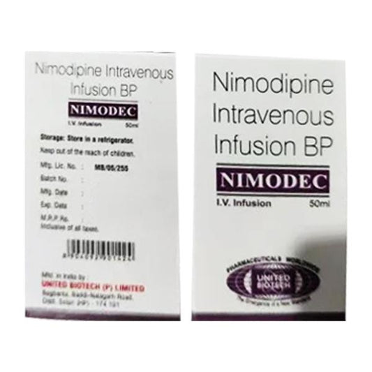 NIMODEC 10mg Infusion 50ml - Global Surgicals