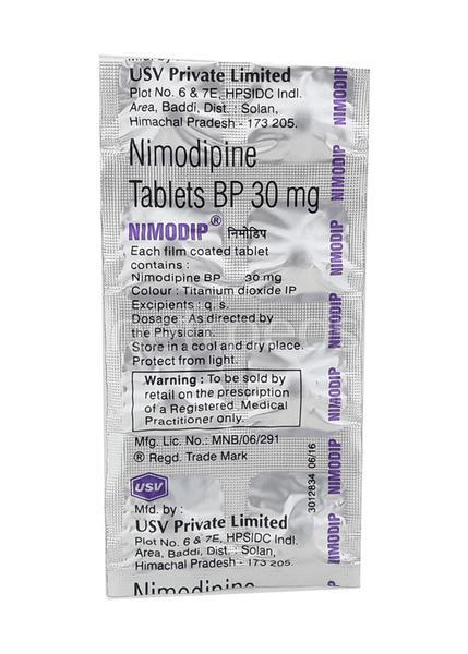 Nimodip 30mg Tablet 10'S - Global Surgicals