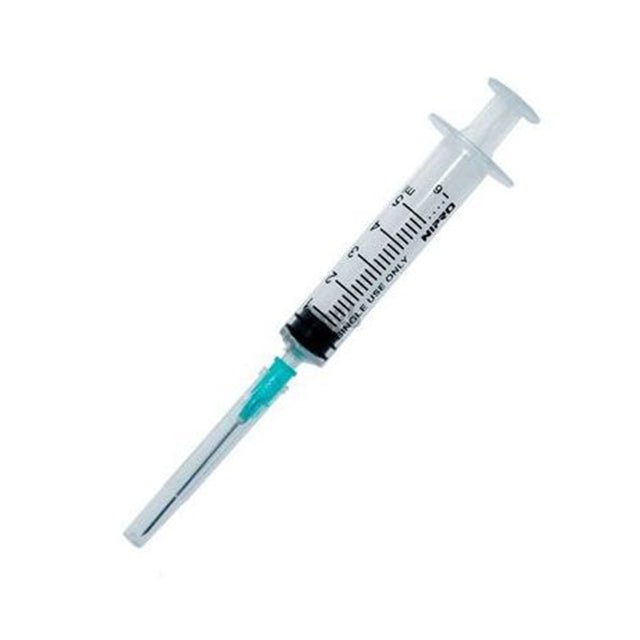 Nipro Shinrai Syringe with needle - Global Surgicals