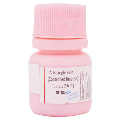 NITRO 2.6MG TABLET 30'S - Global Surgicals