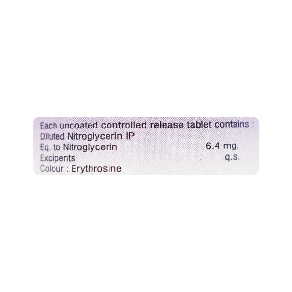 NITRO G 6.4mg Tablet 30's - Global Surgicals