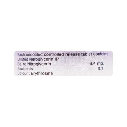 NITRO G 6.4mg Tablet 30's - Global Surgicals