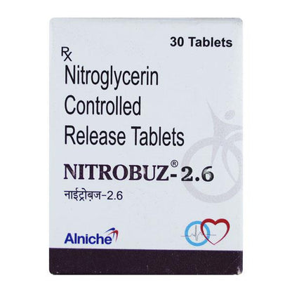 NITROBUZ 2.6 Tablet 30's - Global Surgicals