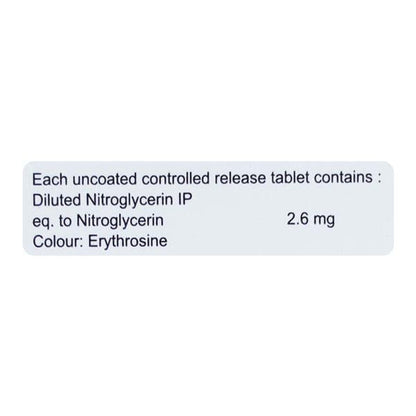 NITROBUZ 2.6 Tablet 30's - Global Surgicals