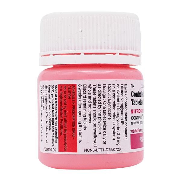 Nitrocontin 2.6mg Tablet 30'S - Global Surgicals