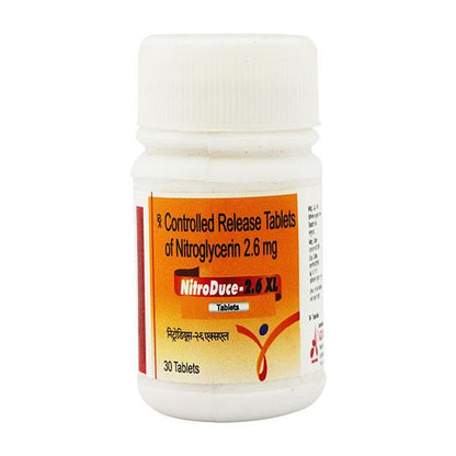 NITRODUCE XL 2.6mg Tablet 30's - Global Surgicals