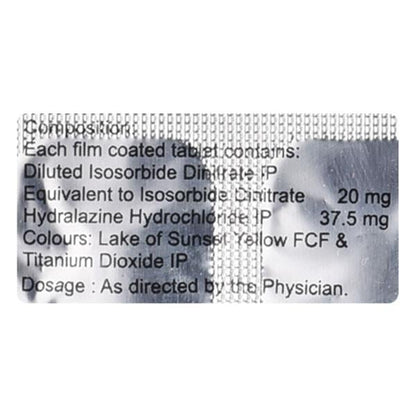 NITROHART 20mg Tablet 10's - Global Surgicals