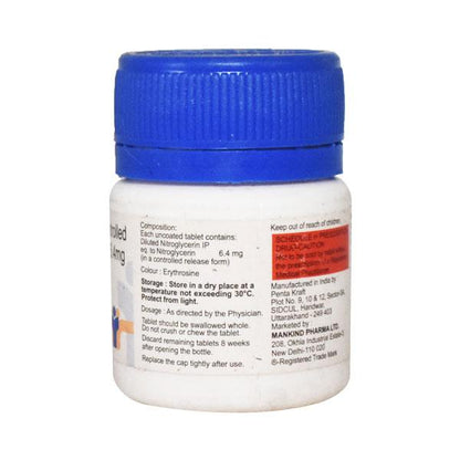 Nitrolong 6.4mg Tablet 30'S - Global Surgicals