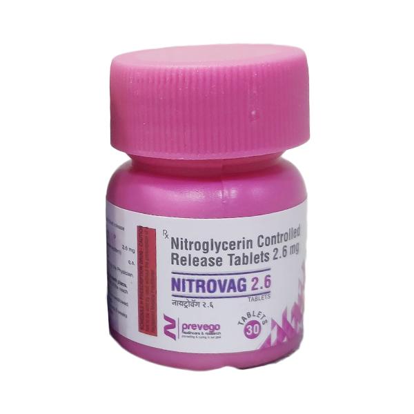 NITROVAG 2.6 Tablet 30's - Global Surgicals