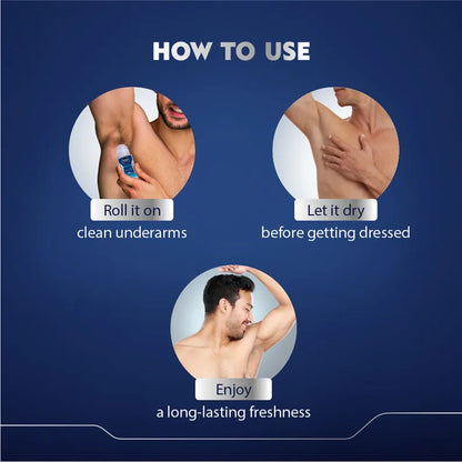 Nivea Men Fresh Active Roll On Deodorant, 50 ml