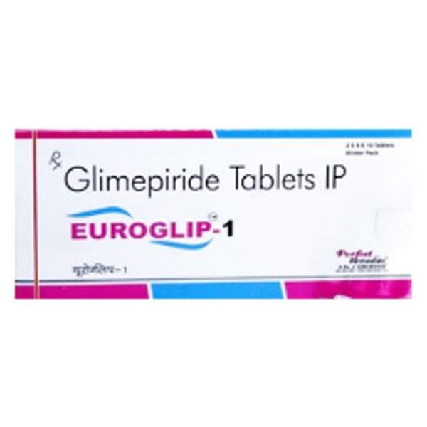 EUROGLIP 1mg Tablet 10's