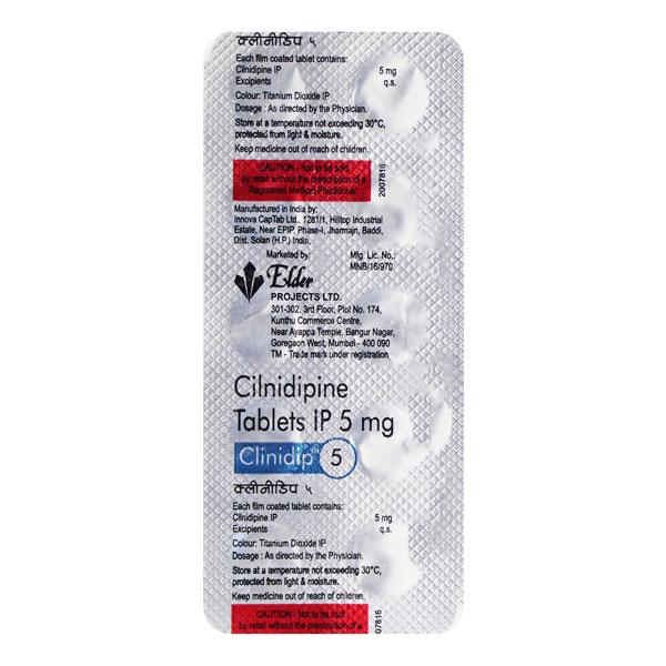 CLINIDIP 5 Tablet 10's