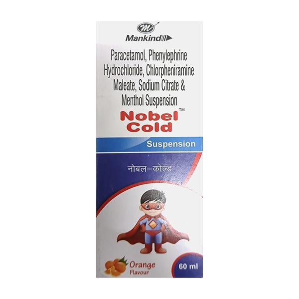 NOBEL COLD Orange Flavour Suspension 60ml - Global Surgicals