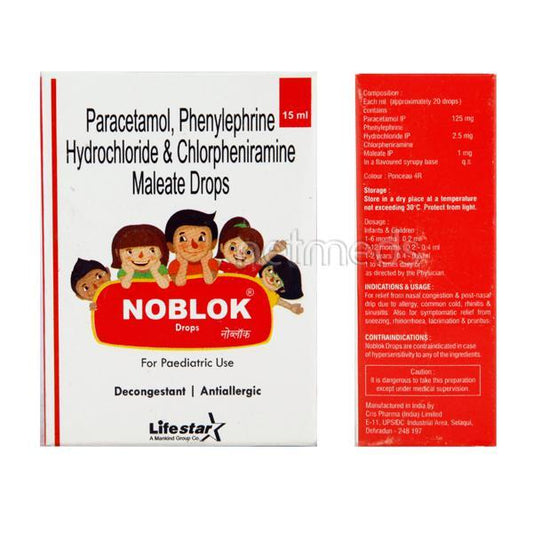 Noblok Drops 15ml - Global Surgicals