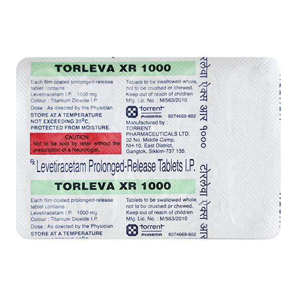 Torleva XR 1gm Tablet 10'S