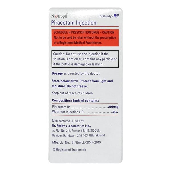 Nootropil 200mg Injection 60ml - Global Surgicals